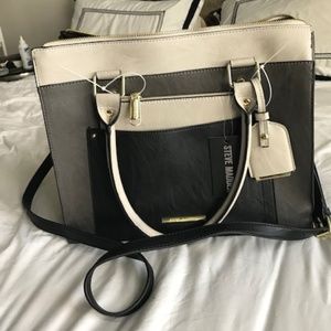 ⚡️PRICE DROP⚡️NWT Steve Madden Charcoal/Beige Tote